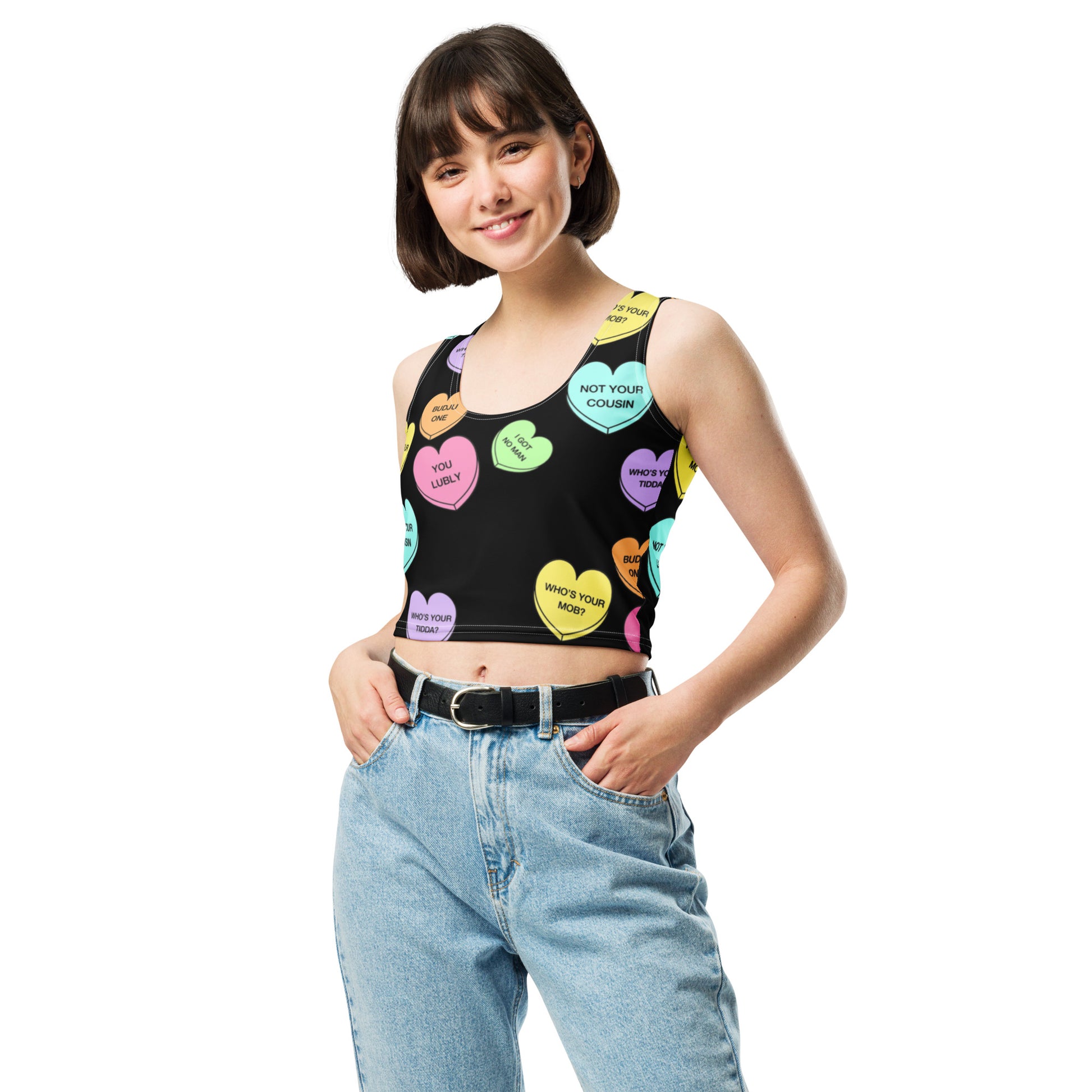 Crop Top (Candy Hearts)(Mob Only)