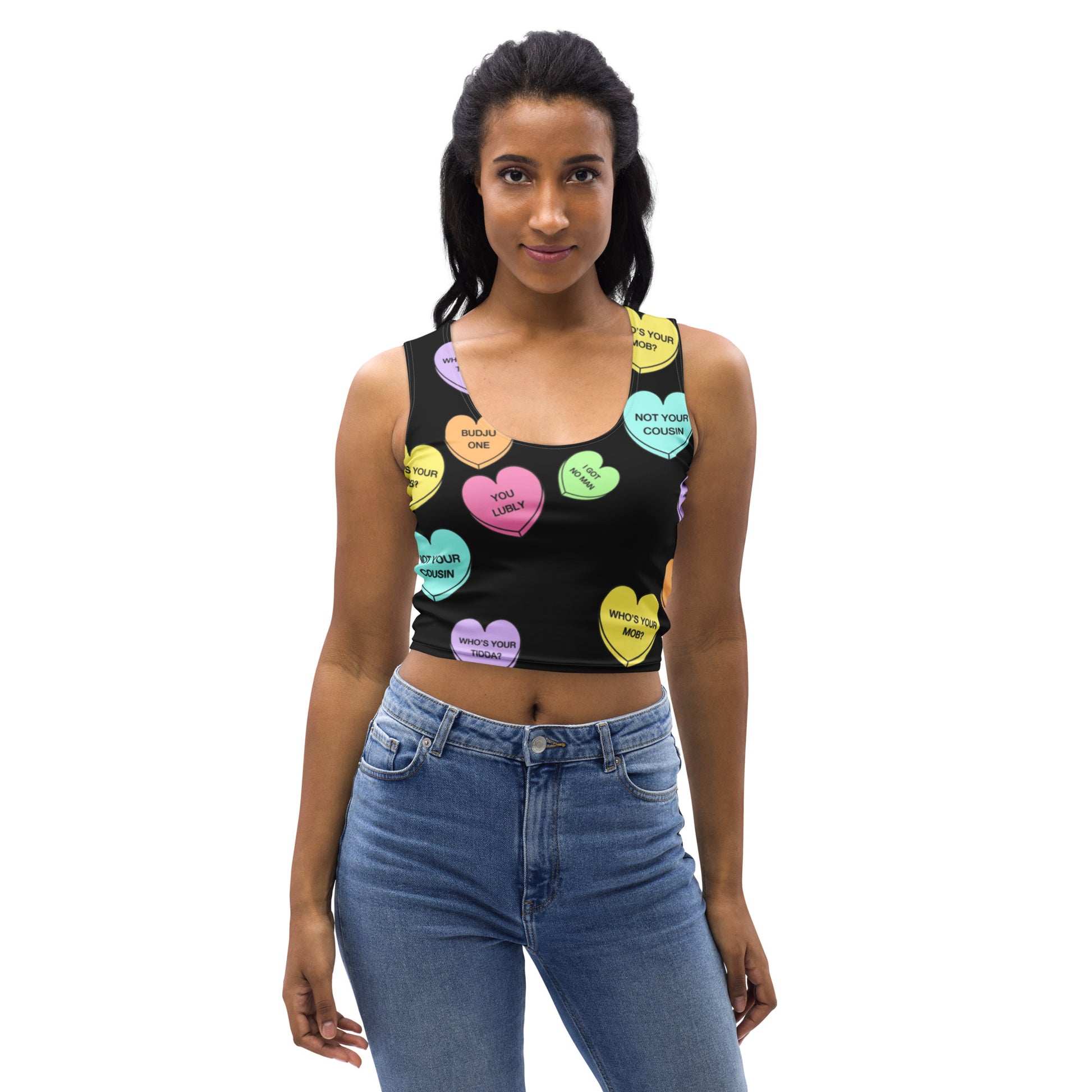 Crop Top (Candy Hearts)(Mob Only)