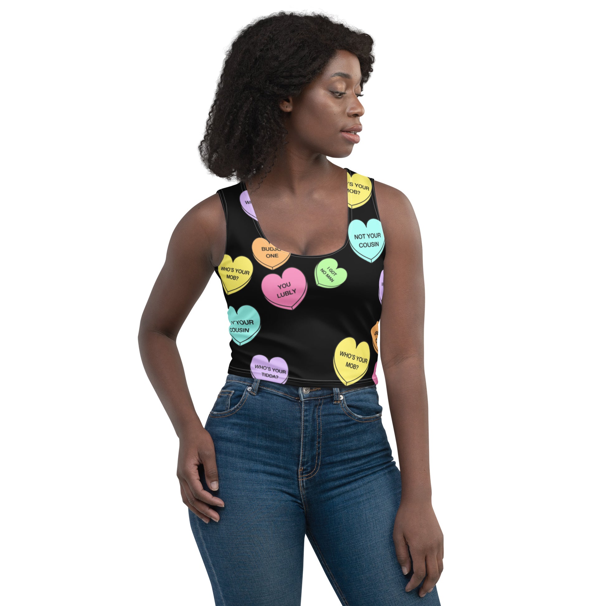 Crop Top (Candy Hearts)(Mob Only)