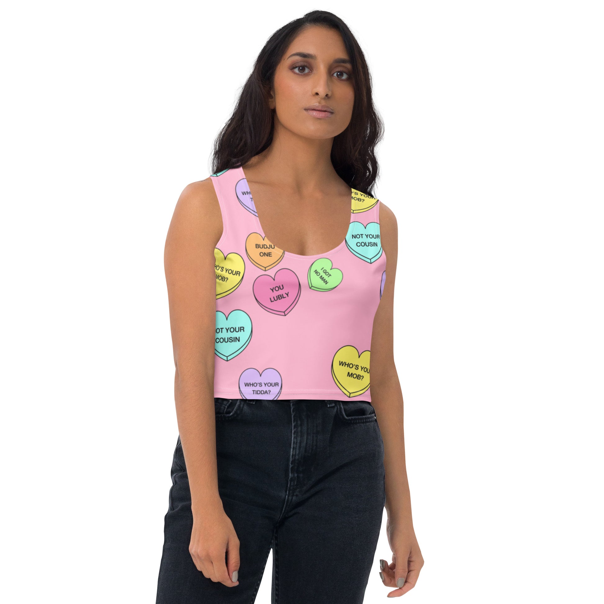 Crop Top (Candy Hearts)(Mob Only)