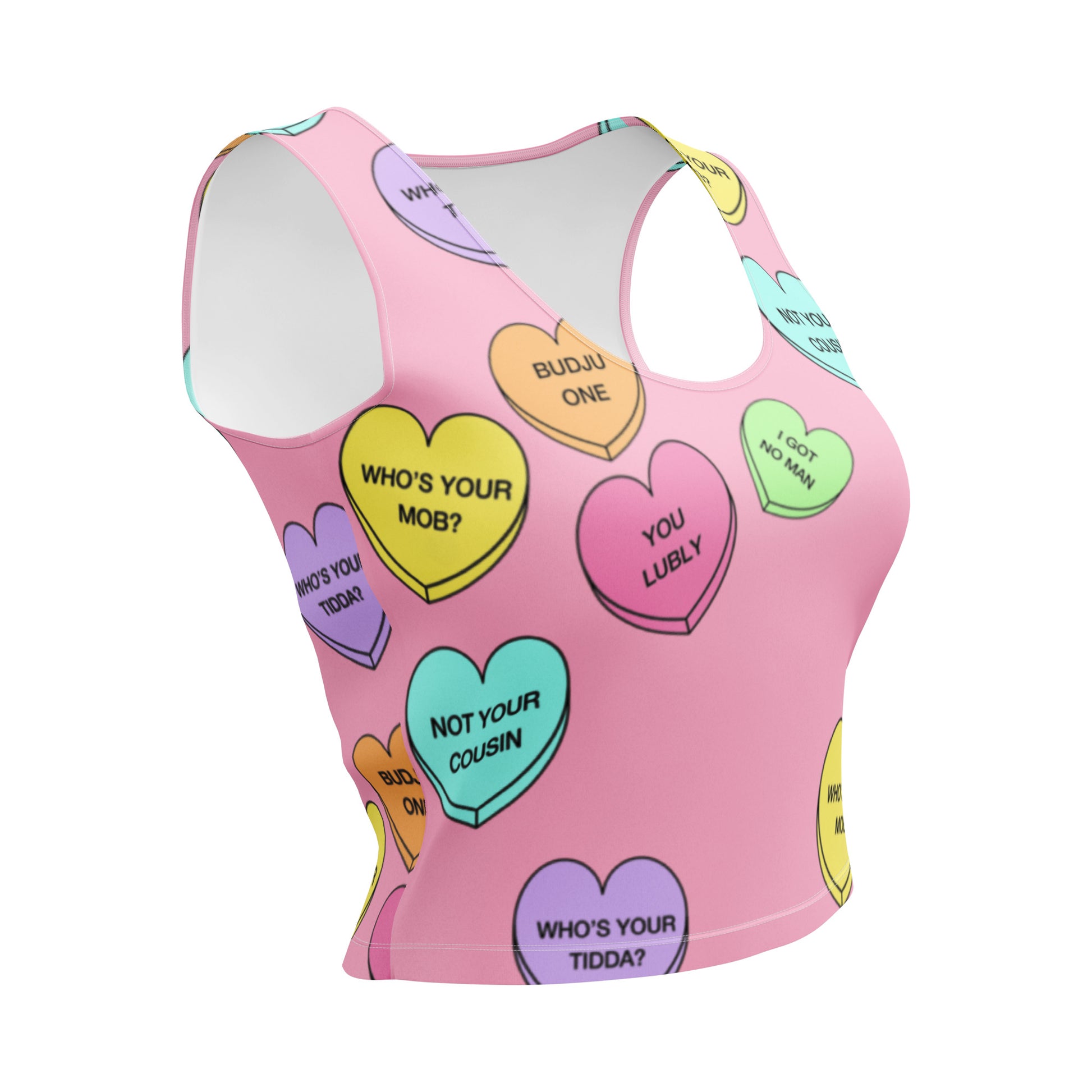Crop Top (Candy Hearts)(Mob Only)