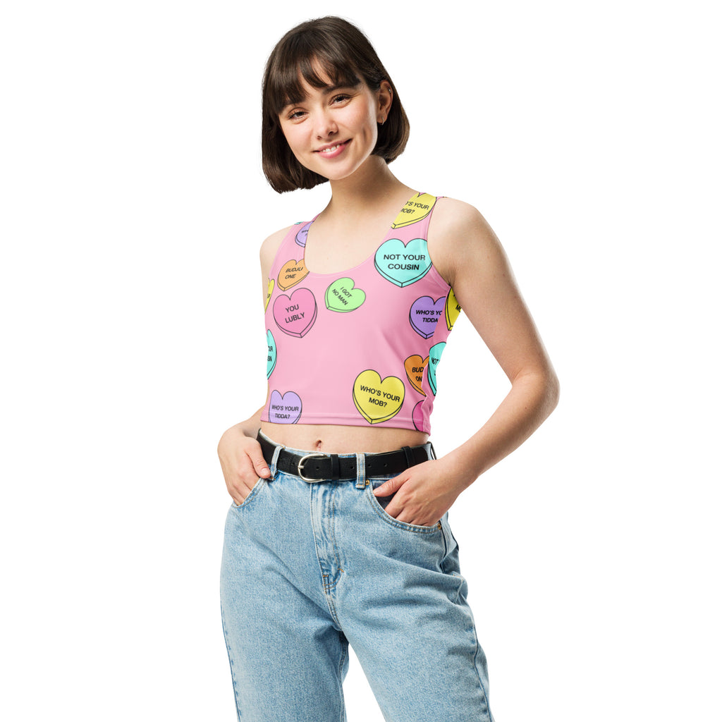 Crop Top (Candy Hearts)(Mob Only)