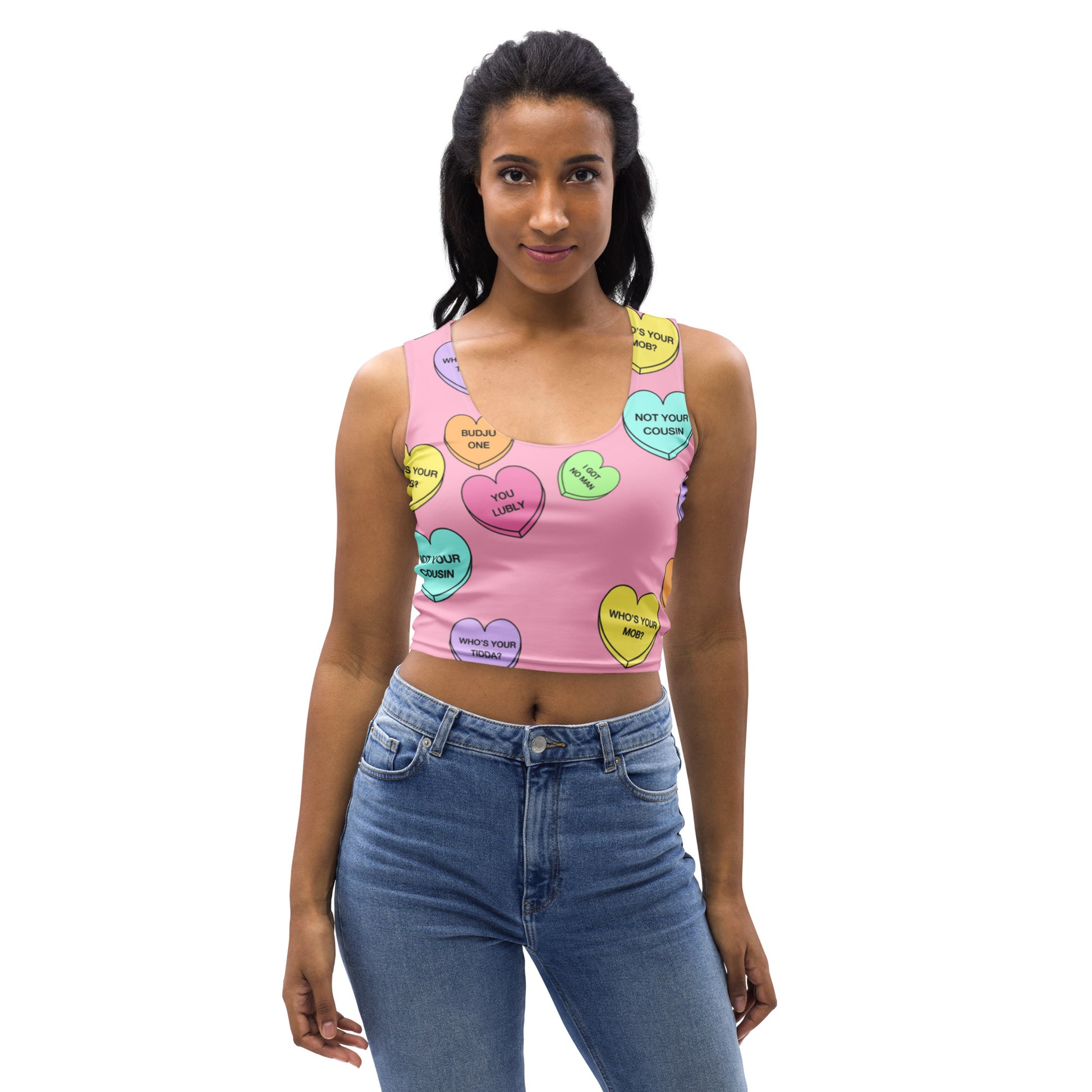 Crop Top (Candy Hearts)(Mob Only)