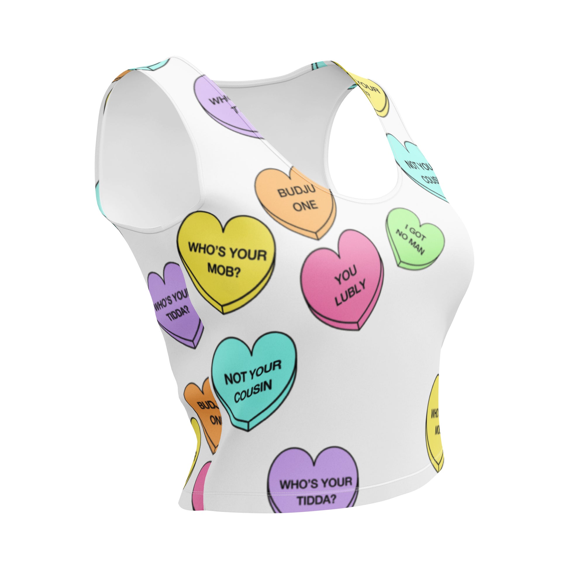 Crop Top (Candy Hearts)(Mob Only)