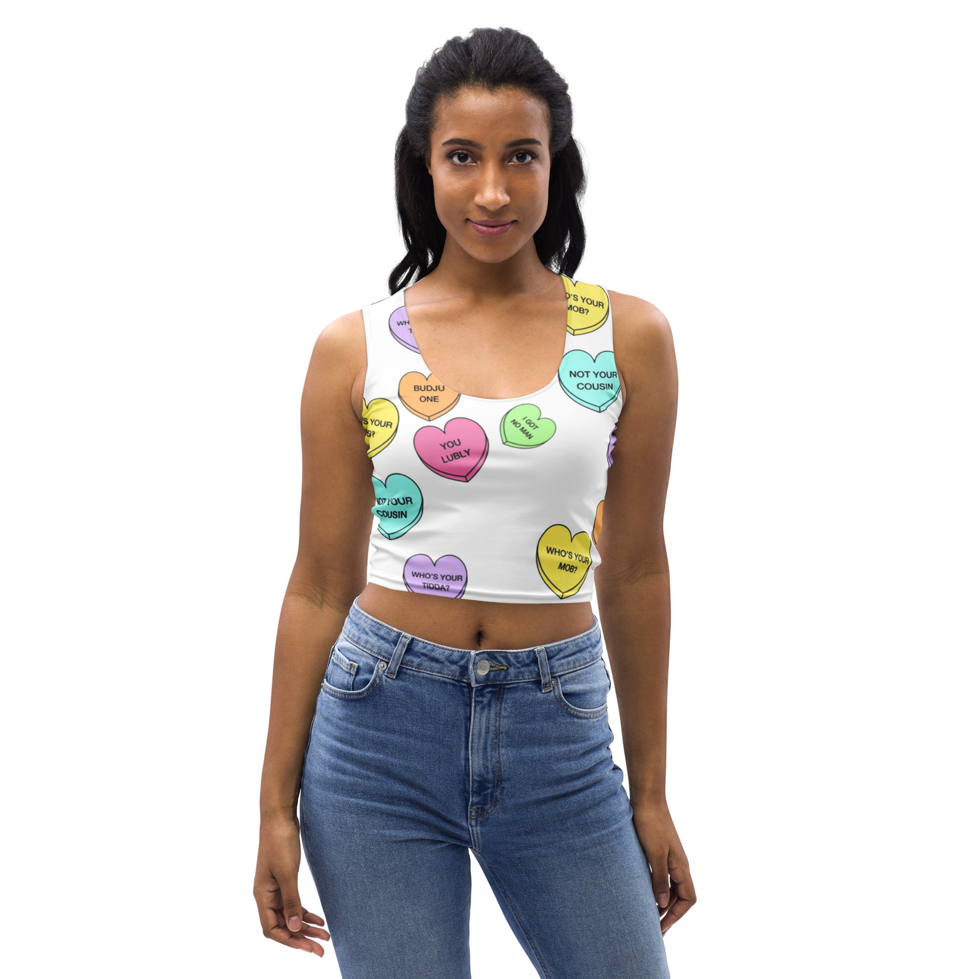 Crop Top (Candy Hearts)(Mob Only)