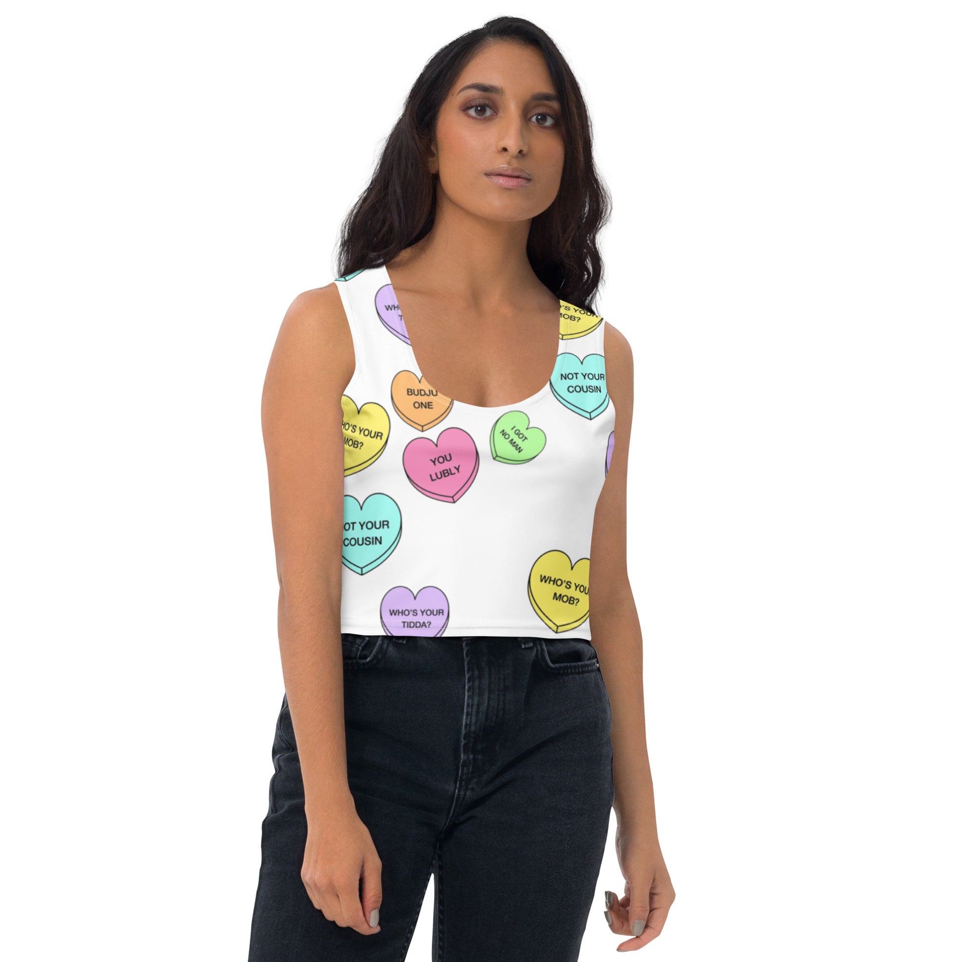 Crop Top (Candy Hearts)(Mob Only)