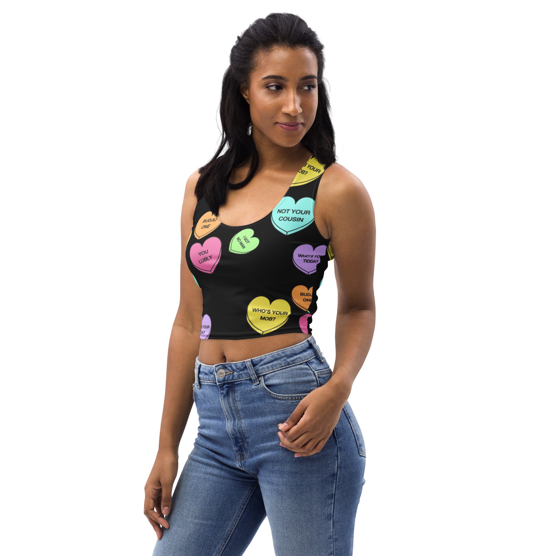 Crop Top (Candy Hearts)(Mob Only)
