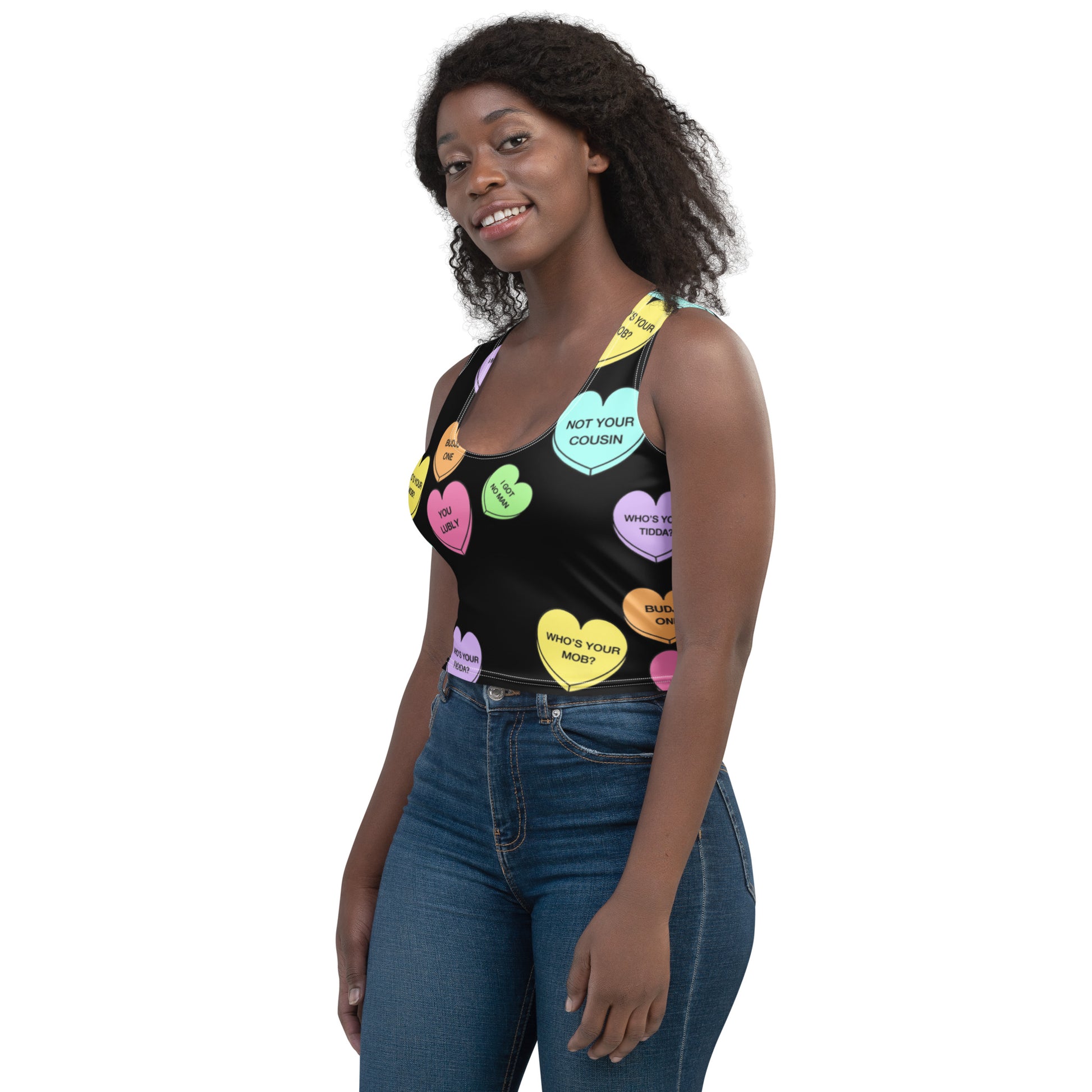 Crop Top (Candy Hearts)(Mob Only)