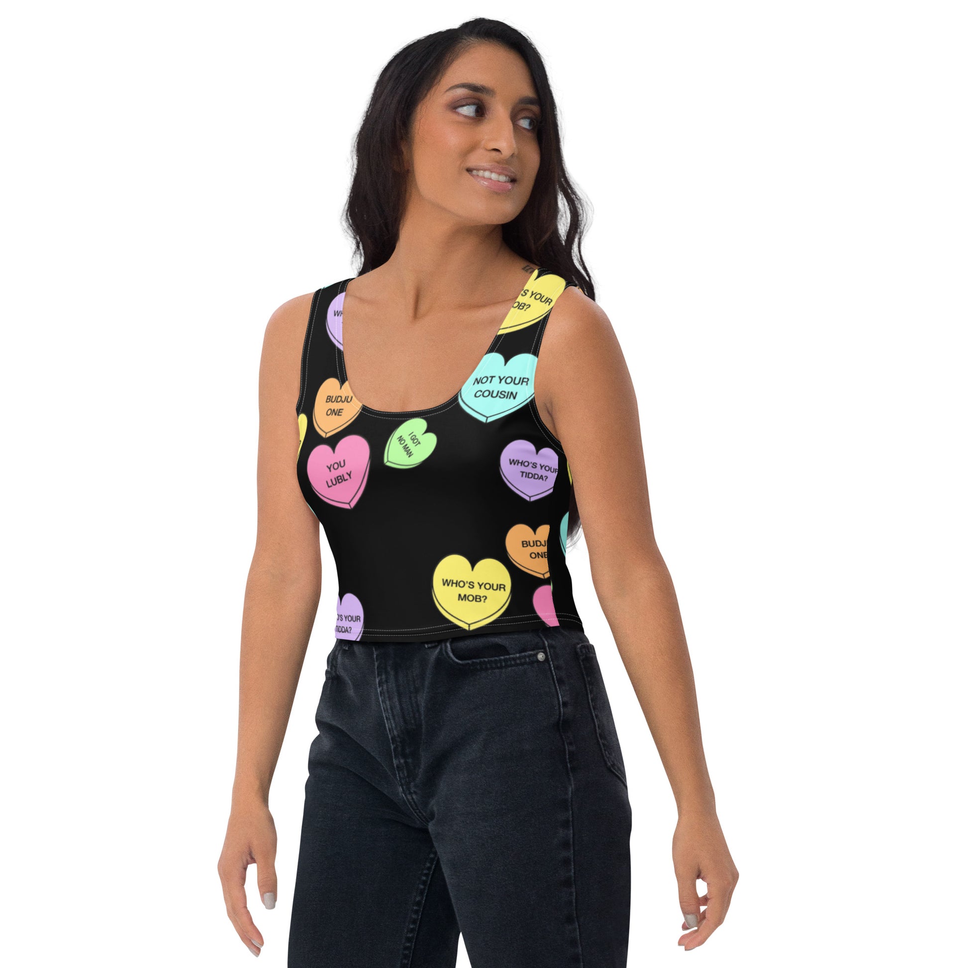 Crop Top (Candy Hearts)(Mob Only)