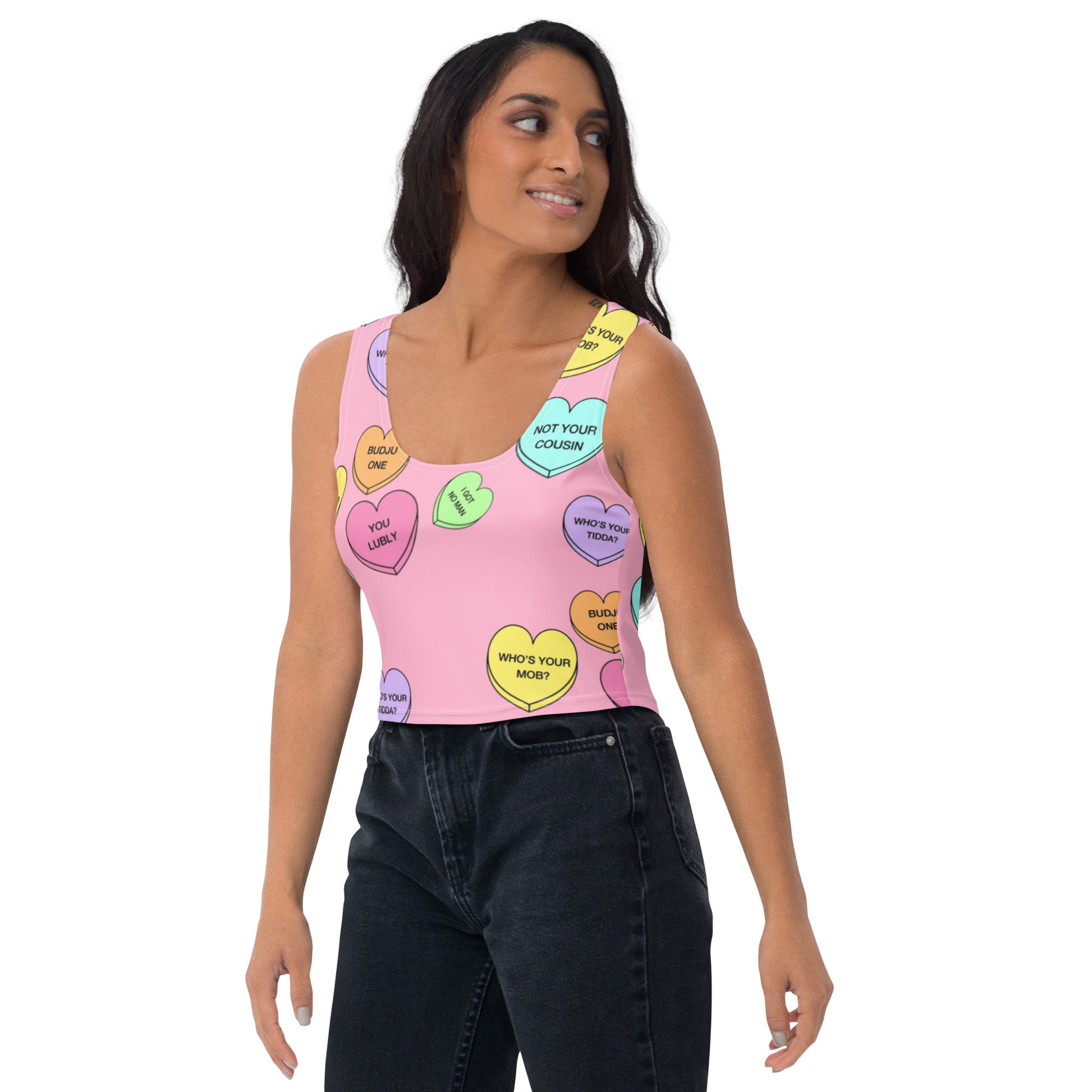 Crop Top (Candy Hearts)(Mob Only)