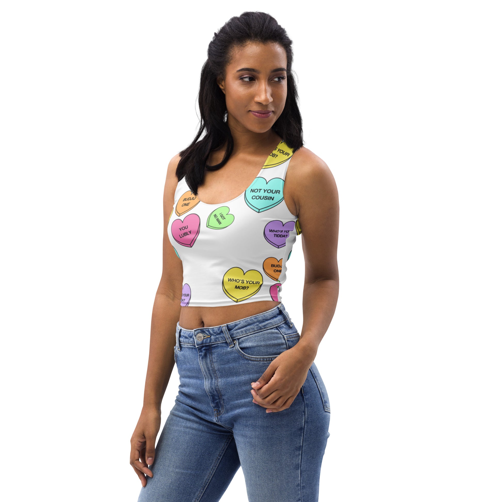 Crop Top (Candy Hearts)(Mob Only)