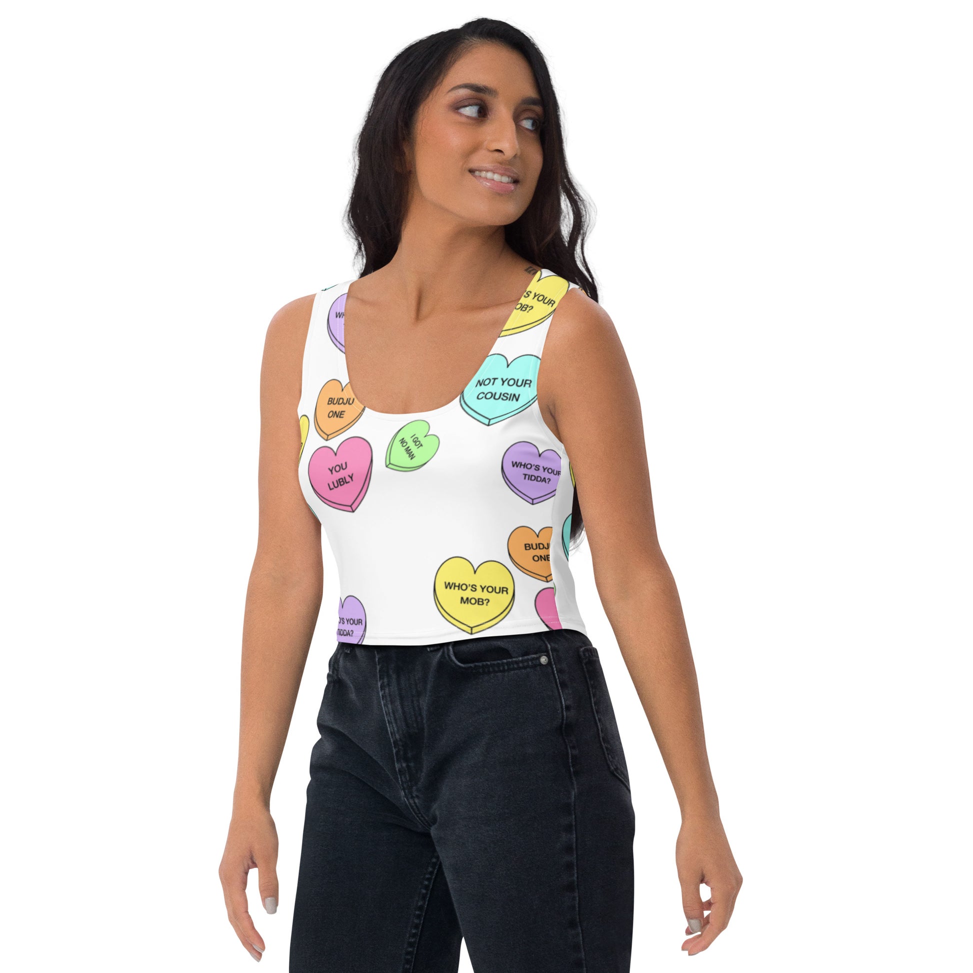 Crop Top (Candy Hearts)(Mob Only)