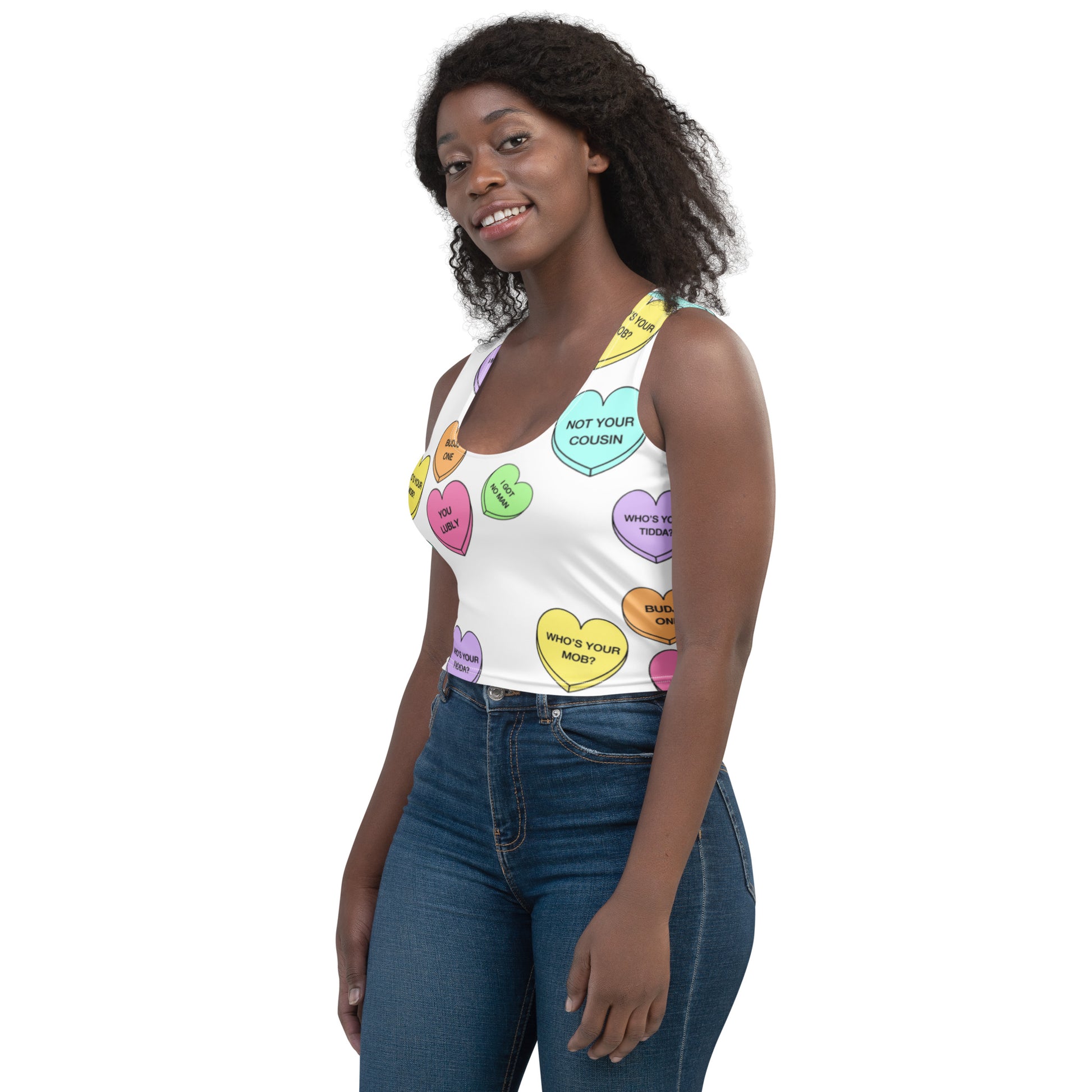 Crop Top (Candy Hearts)(Mob Only)