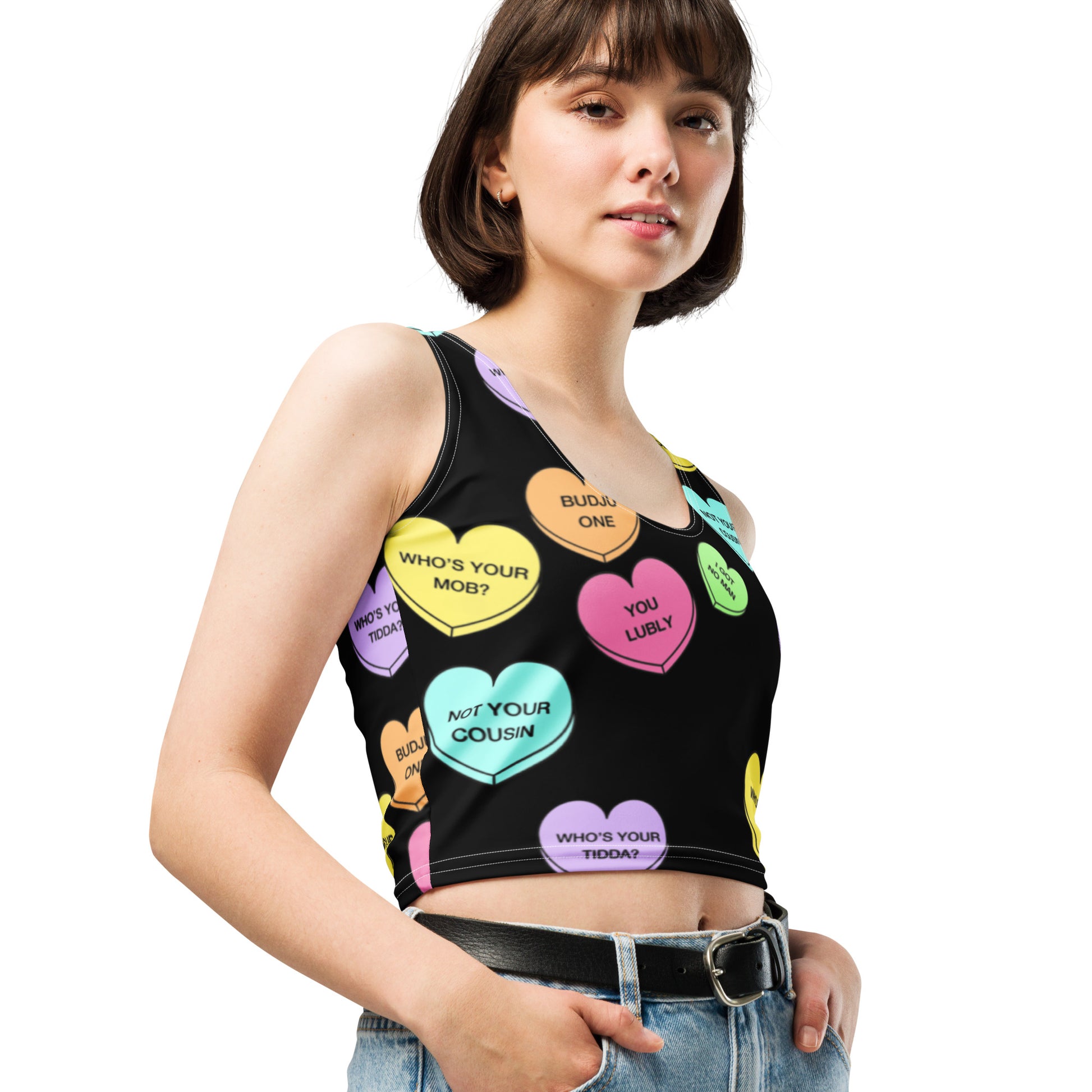 Crop Top (Candy Hearts)(Mob Only)