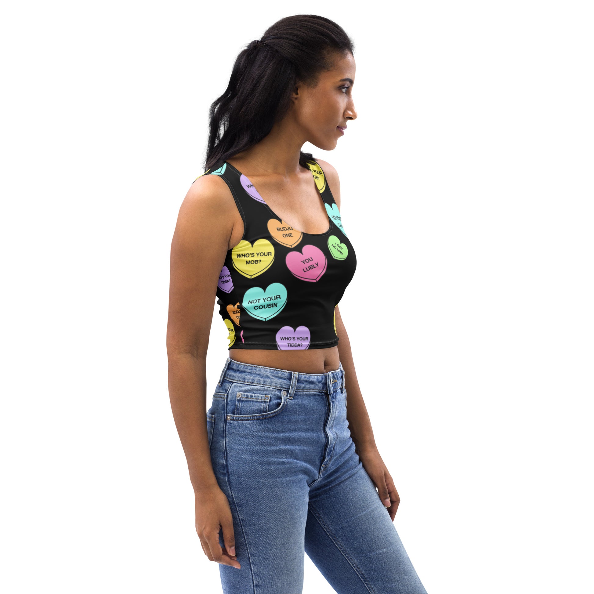 Crop Top (Candy Hearts)(Mob Only)