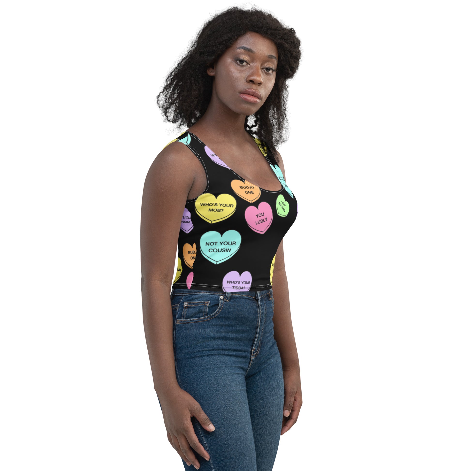 Crop Top (Candy Hearts)(Mob Only)