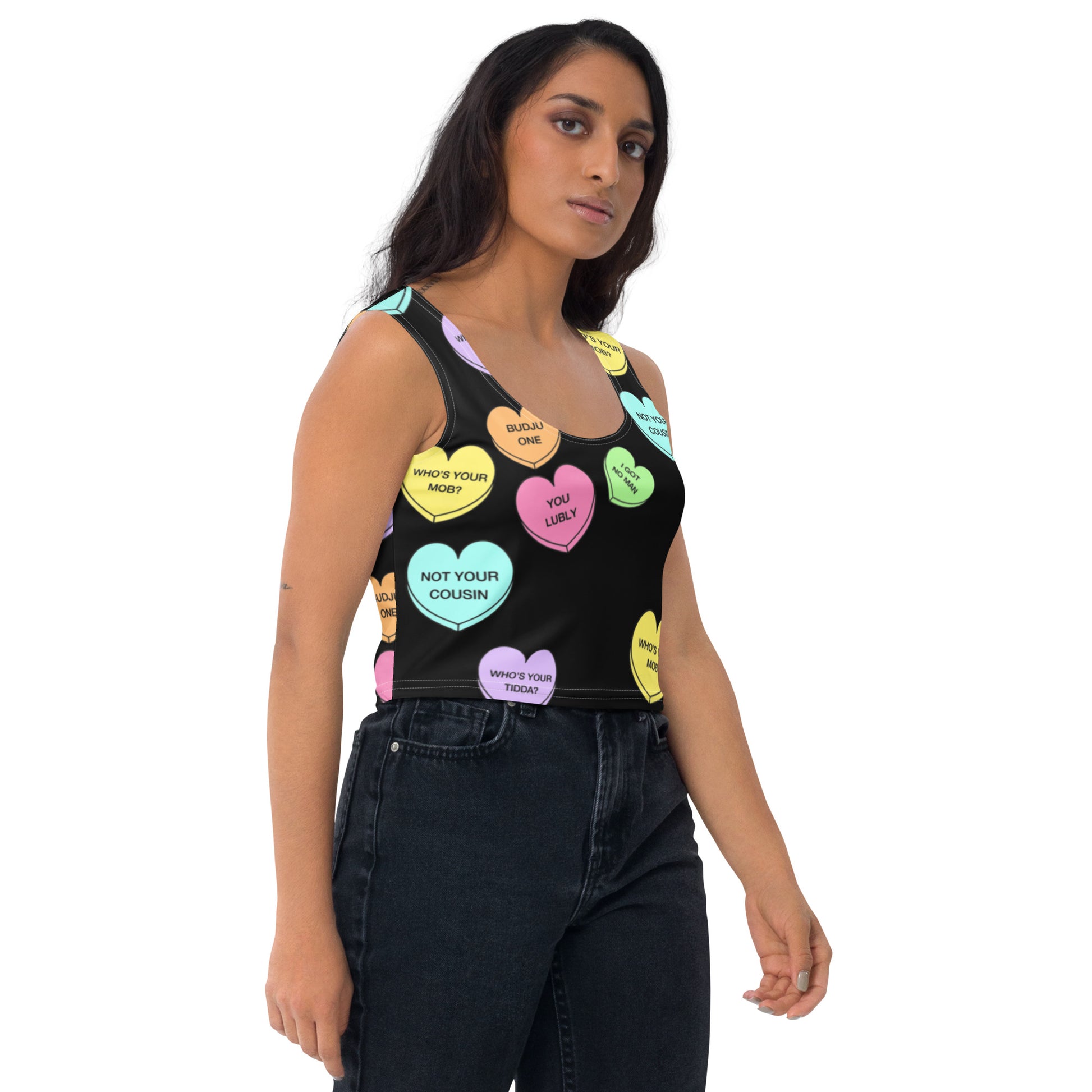 Crop Top (Candy Hearts)(Mob Only)