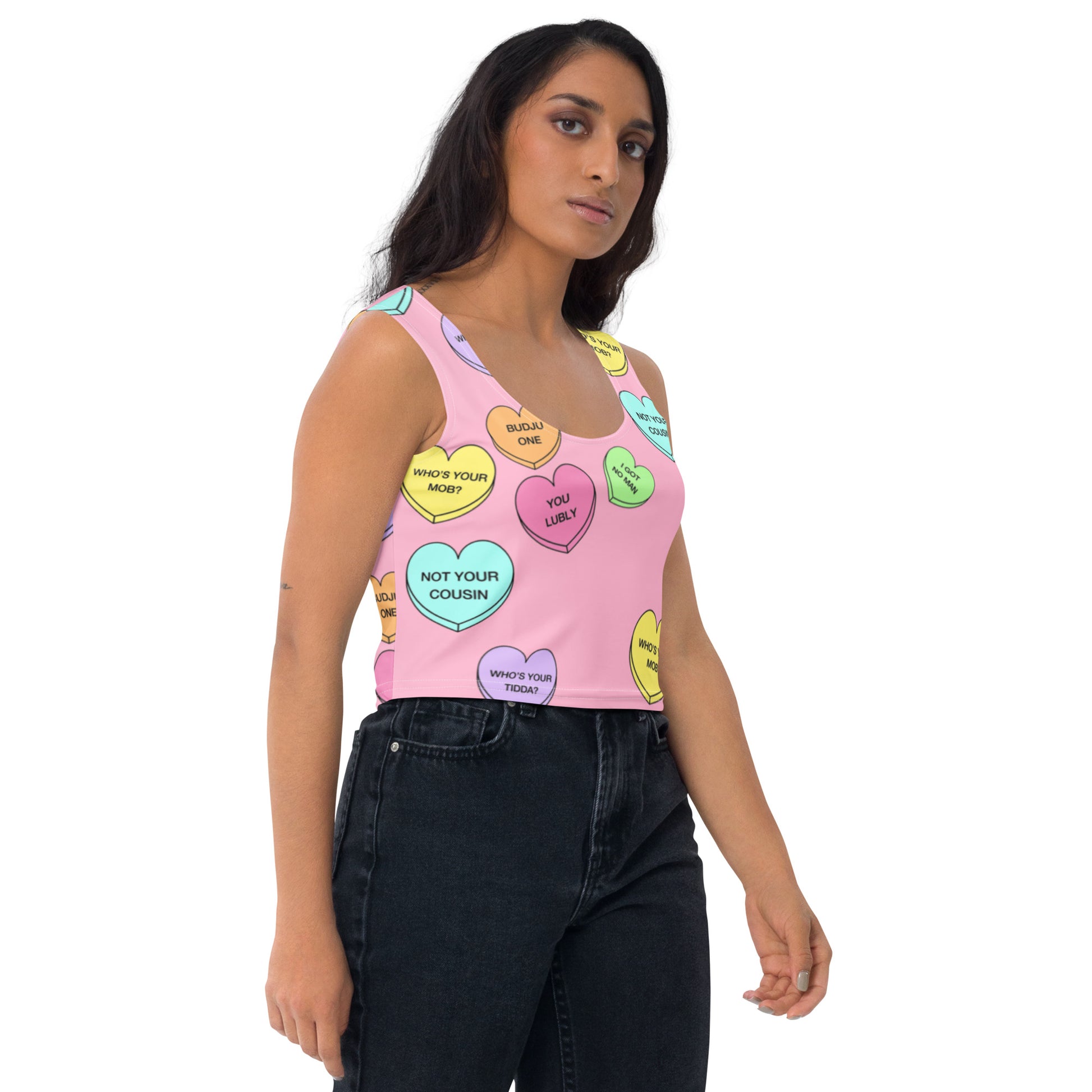 Crop Top (Candy Hearts)(Mob Only)