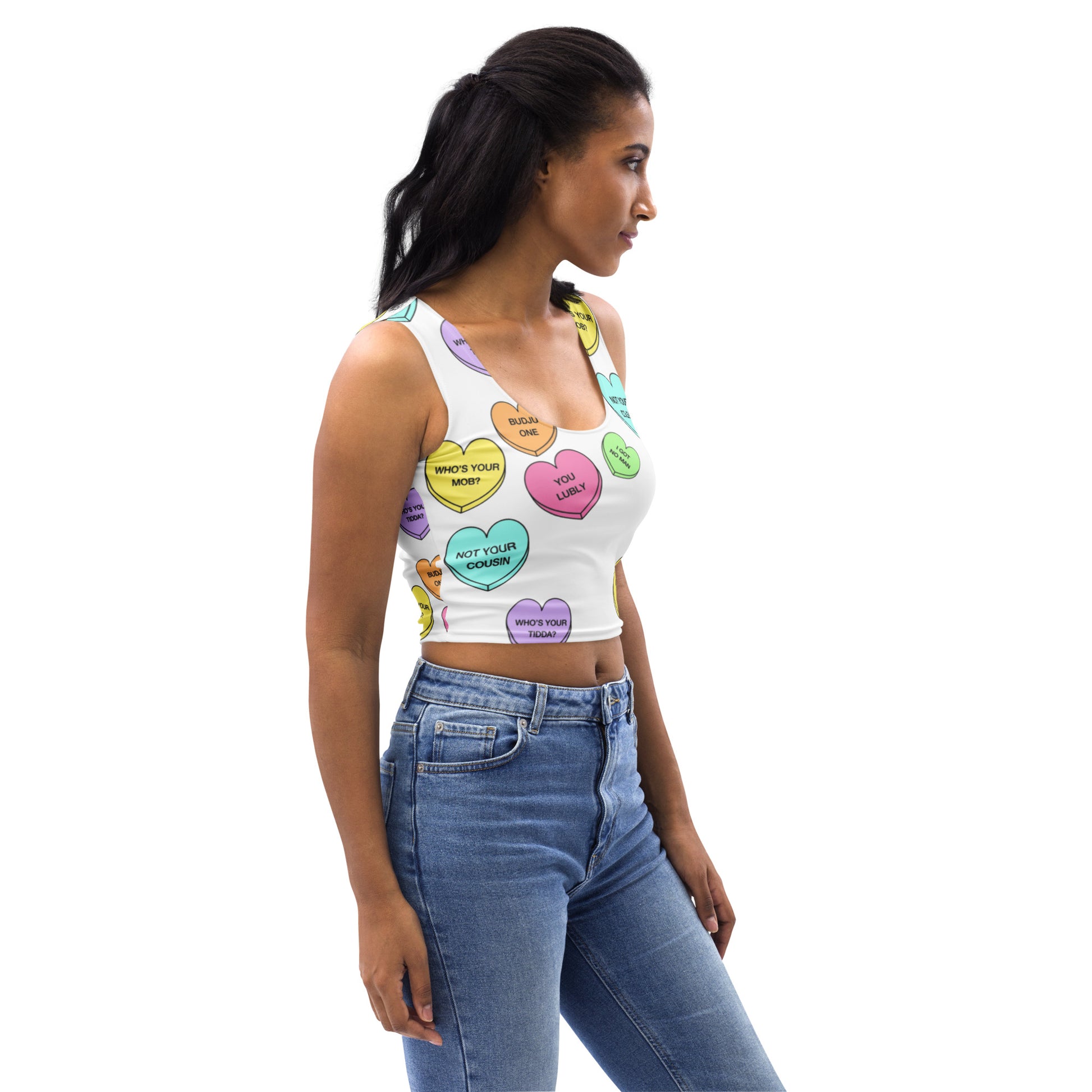 Crop Top (Candy Hearts)(Mob Only)