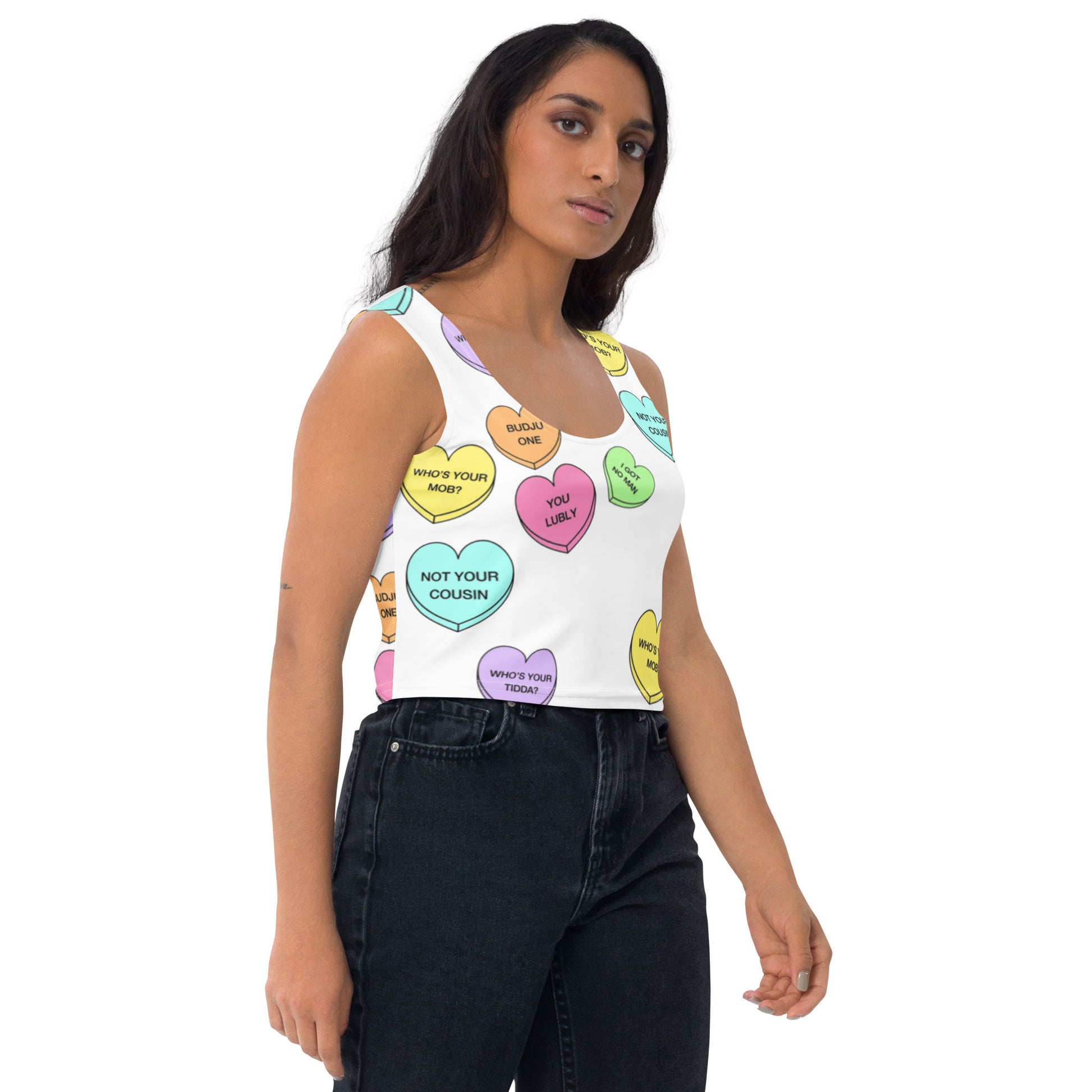 Crop Top (Candy Hearts)(Mob Only)