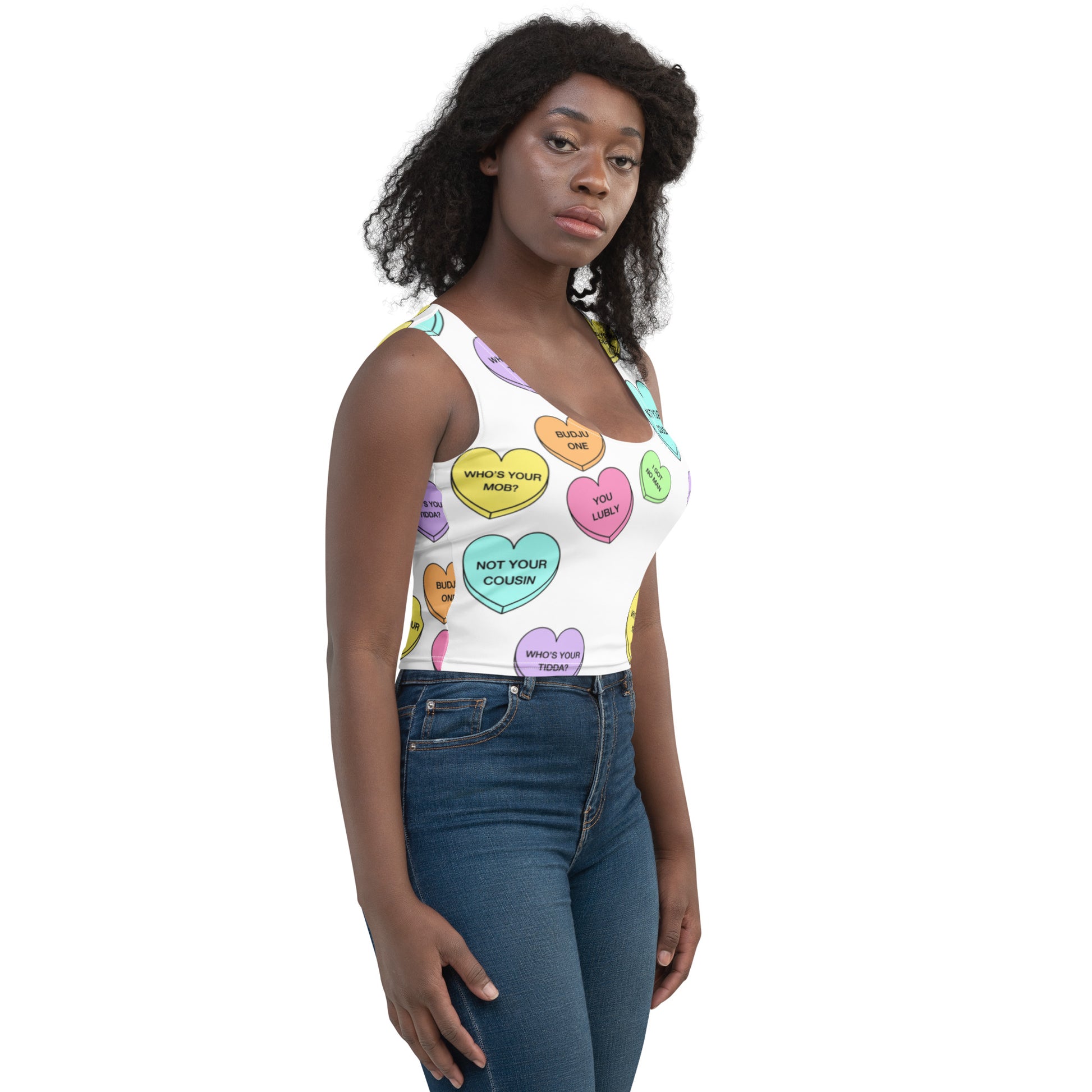 Crop Top (Candy Hearts)(Mob Only)