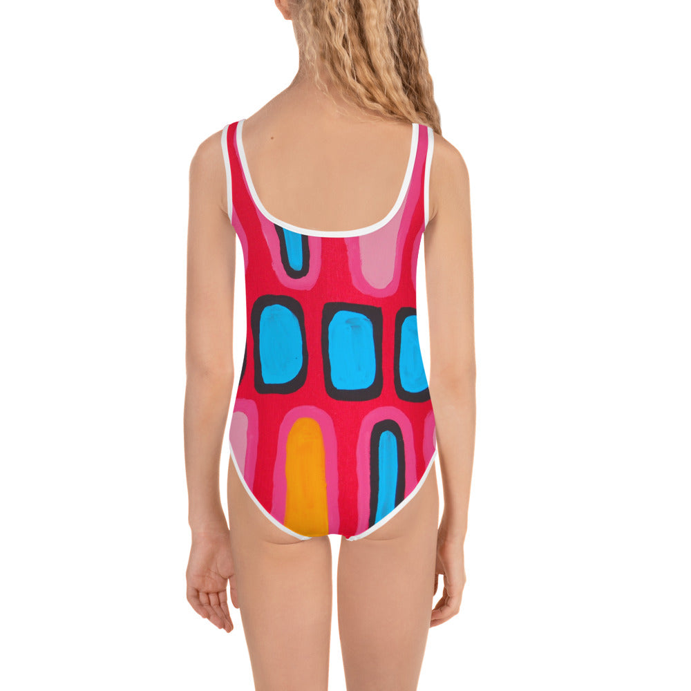 All-Over Print Kids Swimsuit