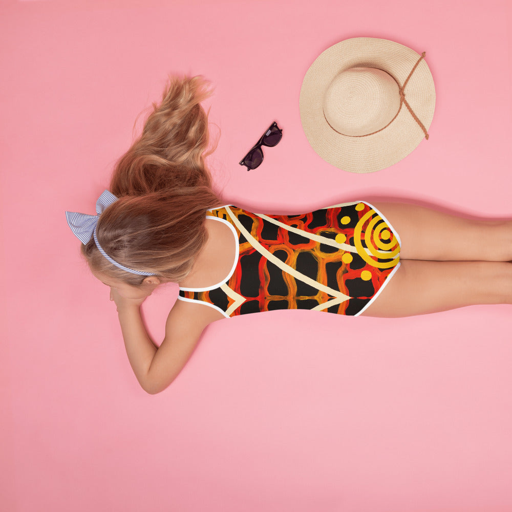 All-Over Print Kids Swimsuit