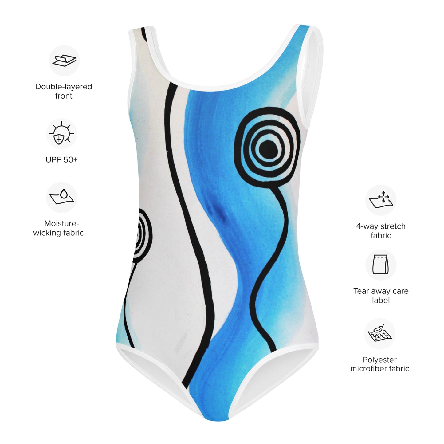 All-Over Print Kids Swimsuit