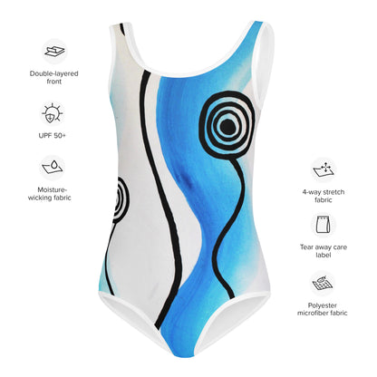 All-Over Print Kids Swimsuit