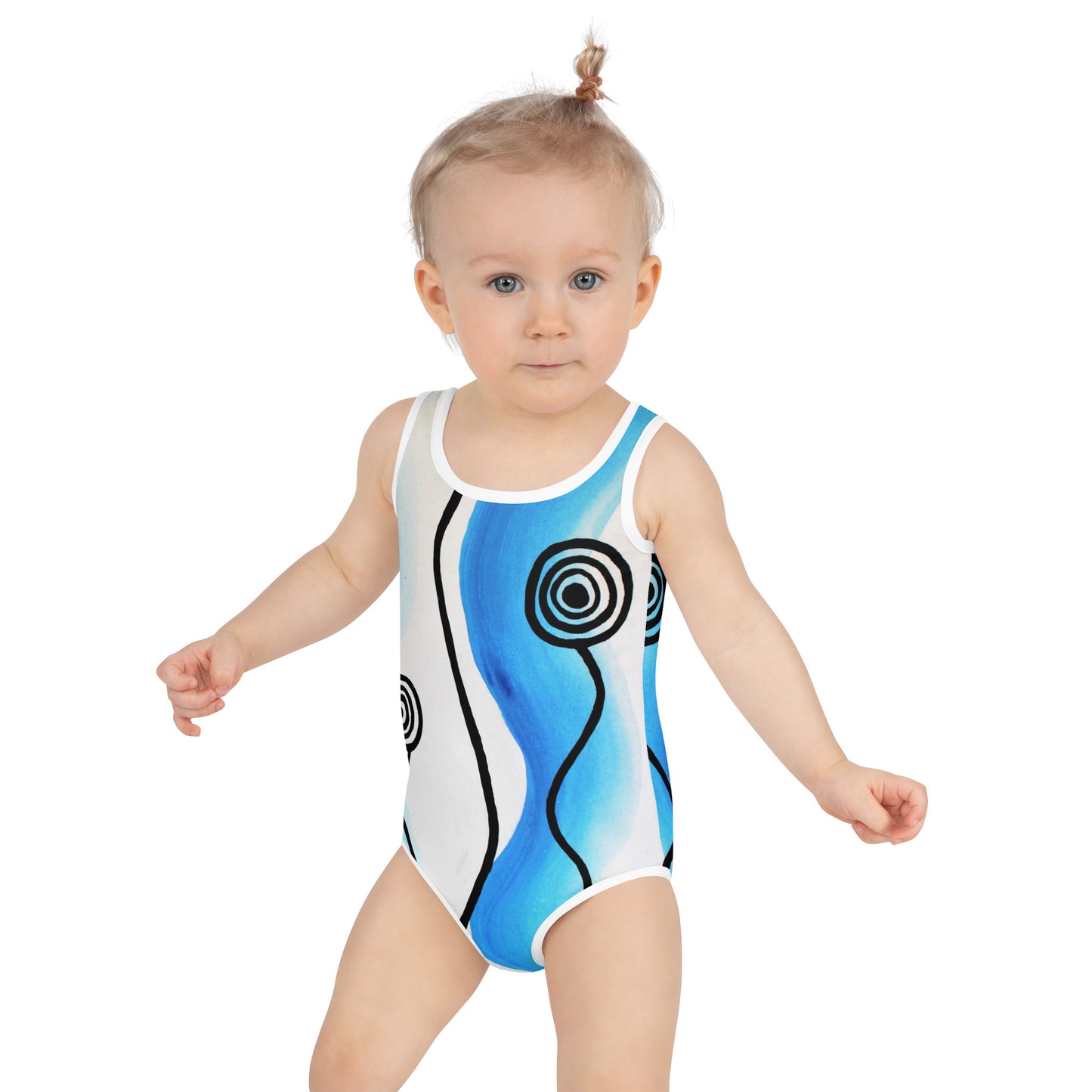 All-Over Print Kids Swimsuit