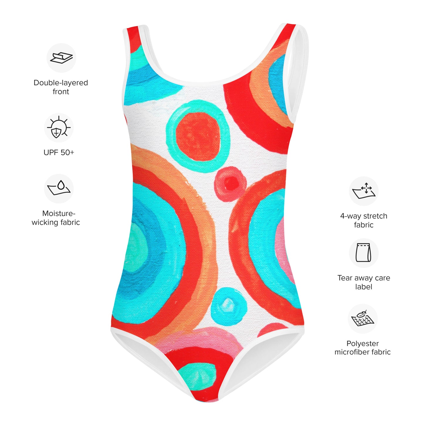 All-Over Print Kids Swimsuit