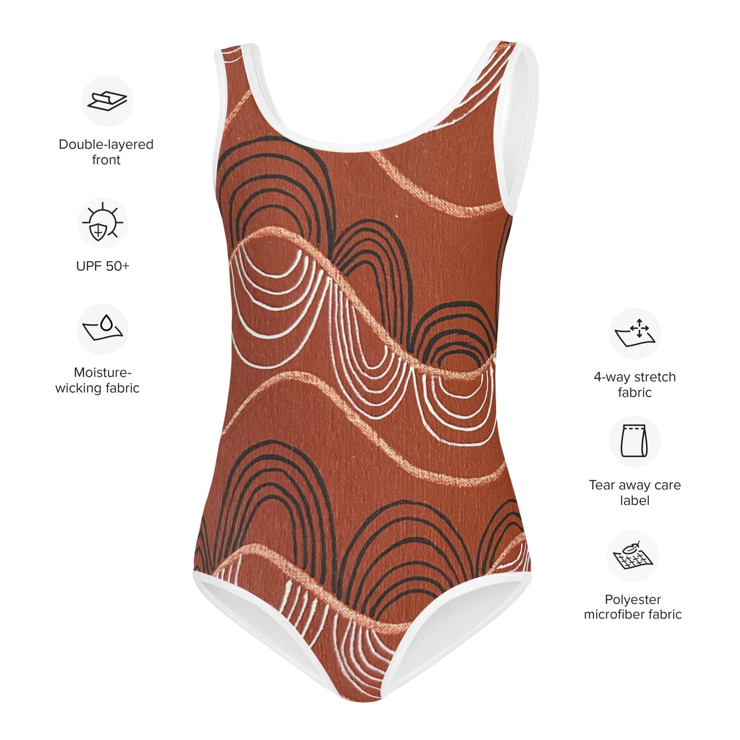 All-Over Print Kids Swimsuit