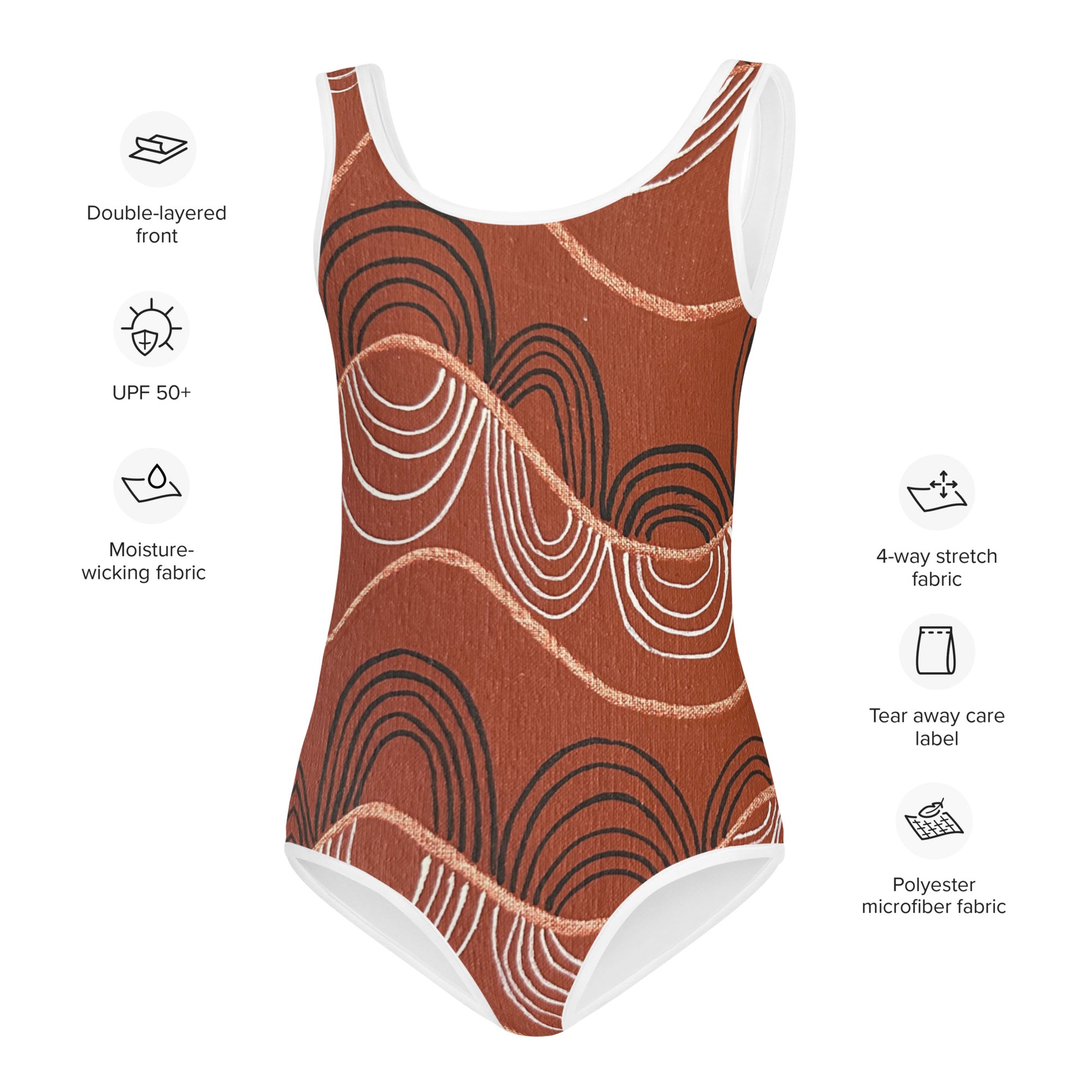 All-Over Print Kids Swimsuit