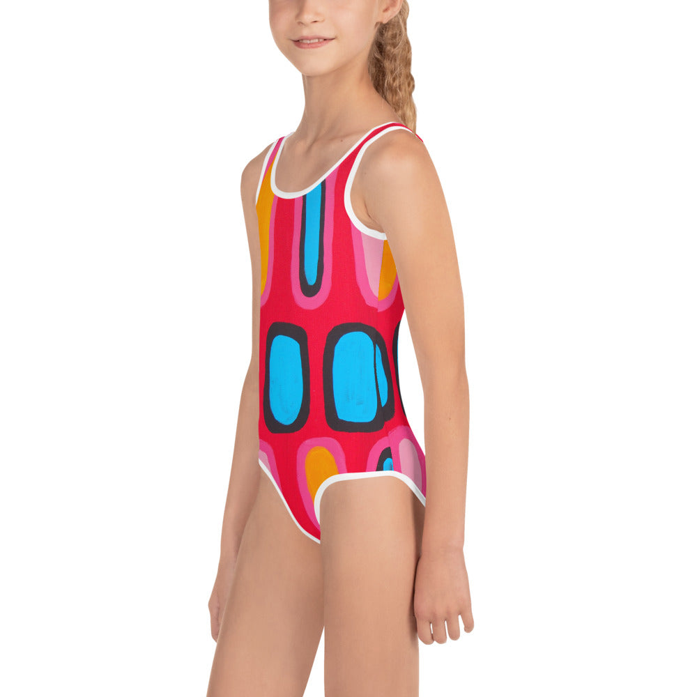 All-Over Print Kids Swimsuit