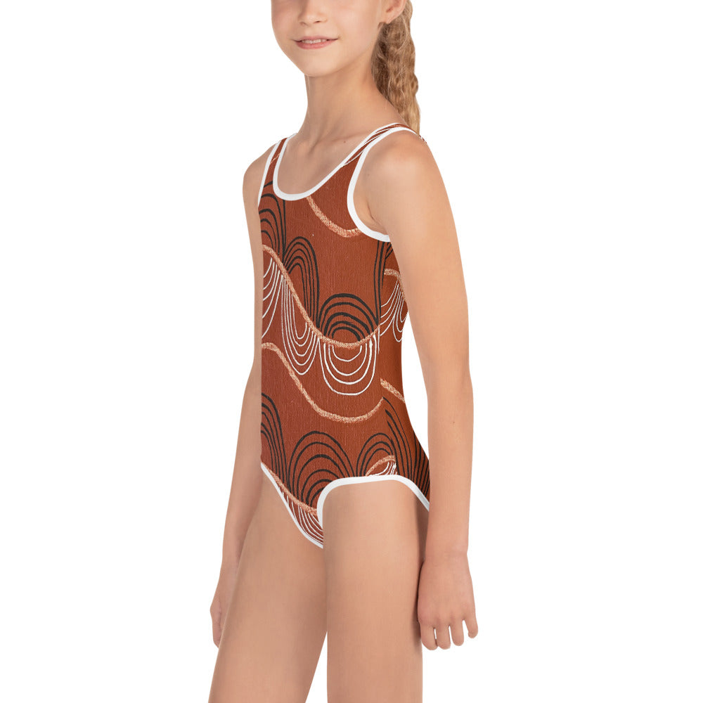 All-Over Print Kids Swimsuit