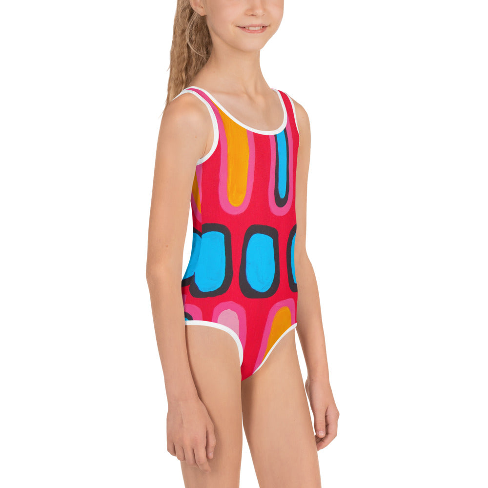 All-Over Print Kids Swimsuit