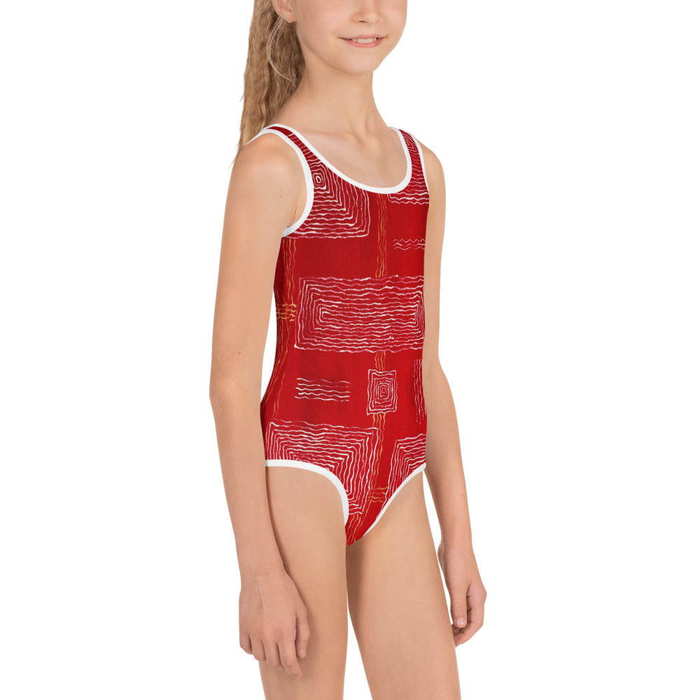 All-Over Print Kids Swimsuit