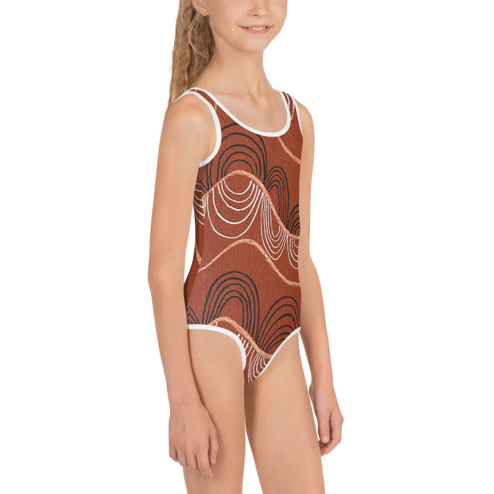 All-Over Print Kids Swimsuit