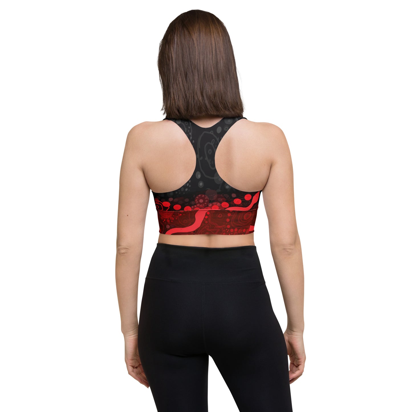 Longline sports bra