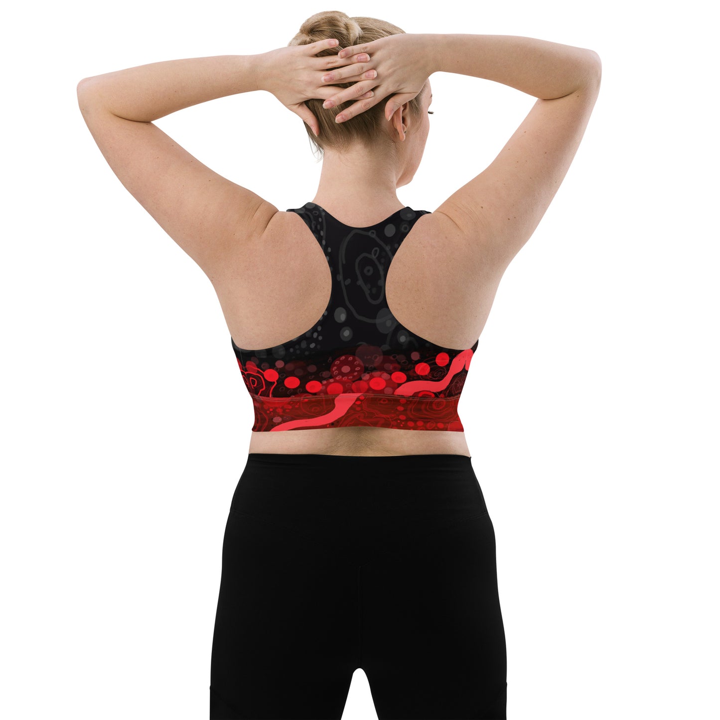 Longline sports bra