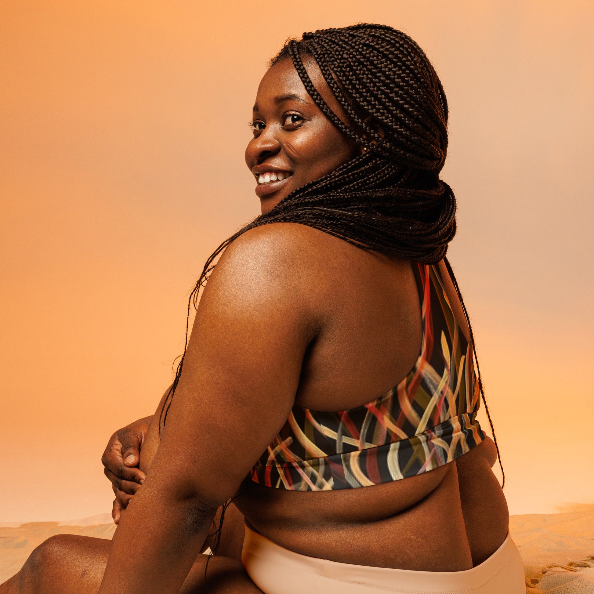 Longline Sports Bra - The Cultural Burn