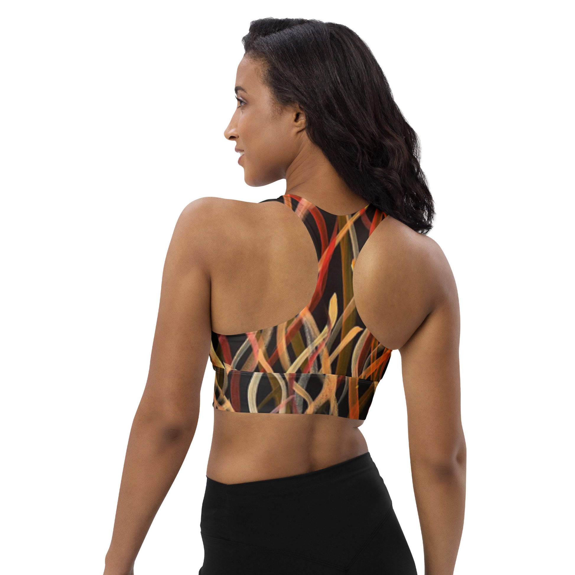 Longline Sports Bra - The Cultural Burn