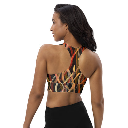 Longline Sports Bra - The Cultural Burn