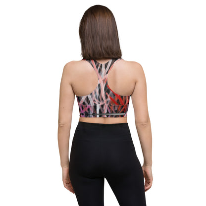 Longline Sports Bra - Blood on the Ground