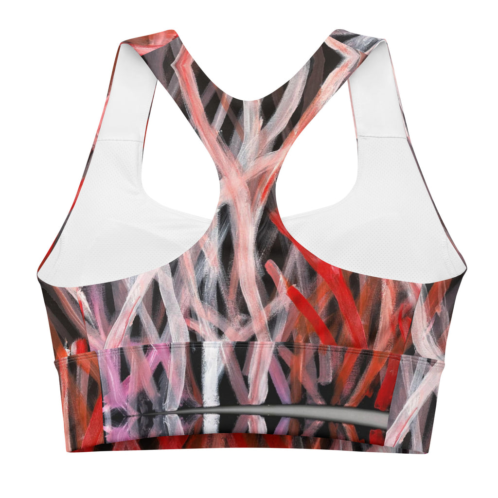 Longline Sports Bra - Blood on the Ground