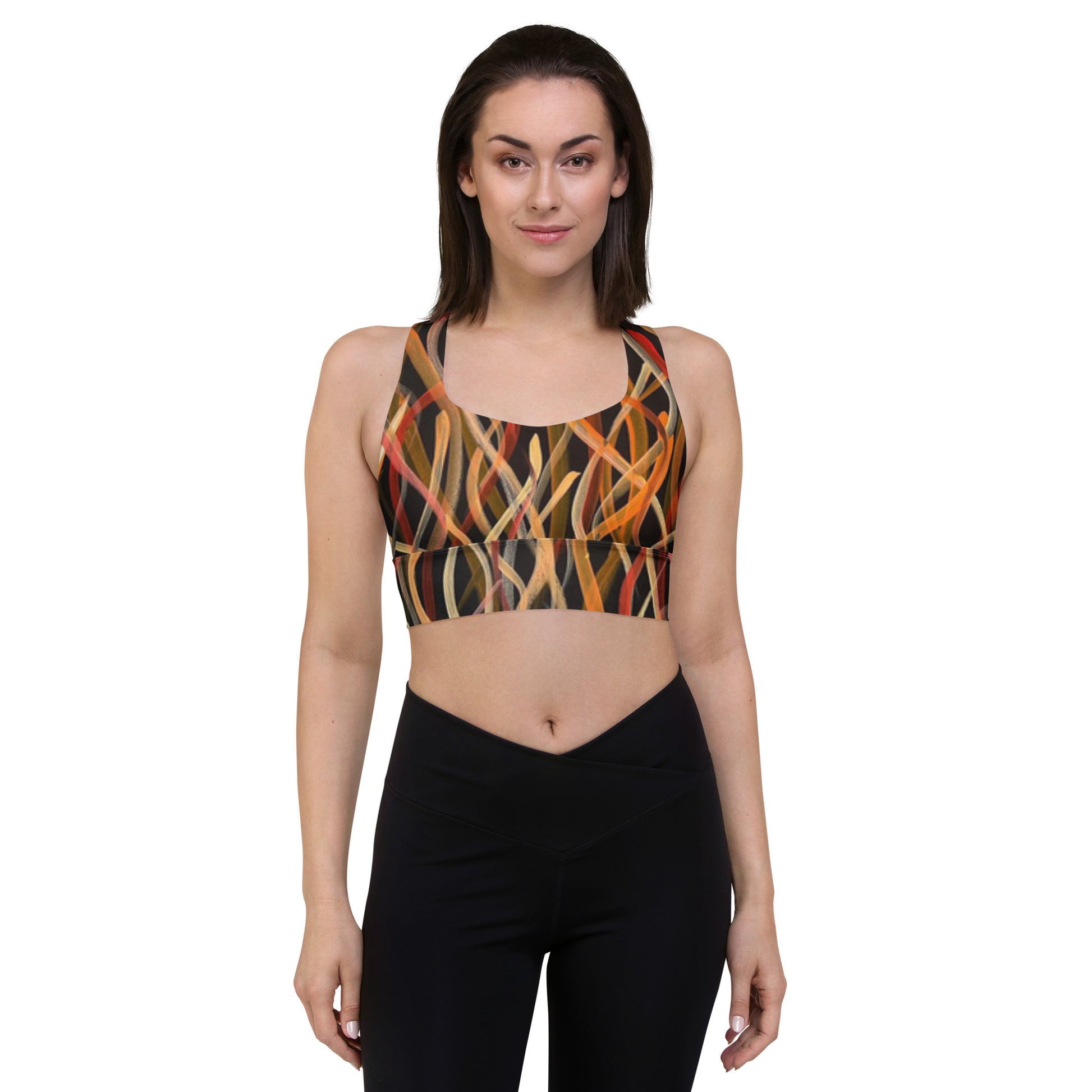 Longline Sports Bra - The Cultural Burn