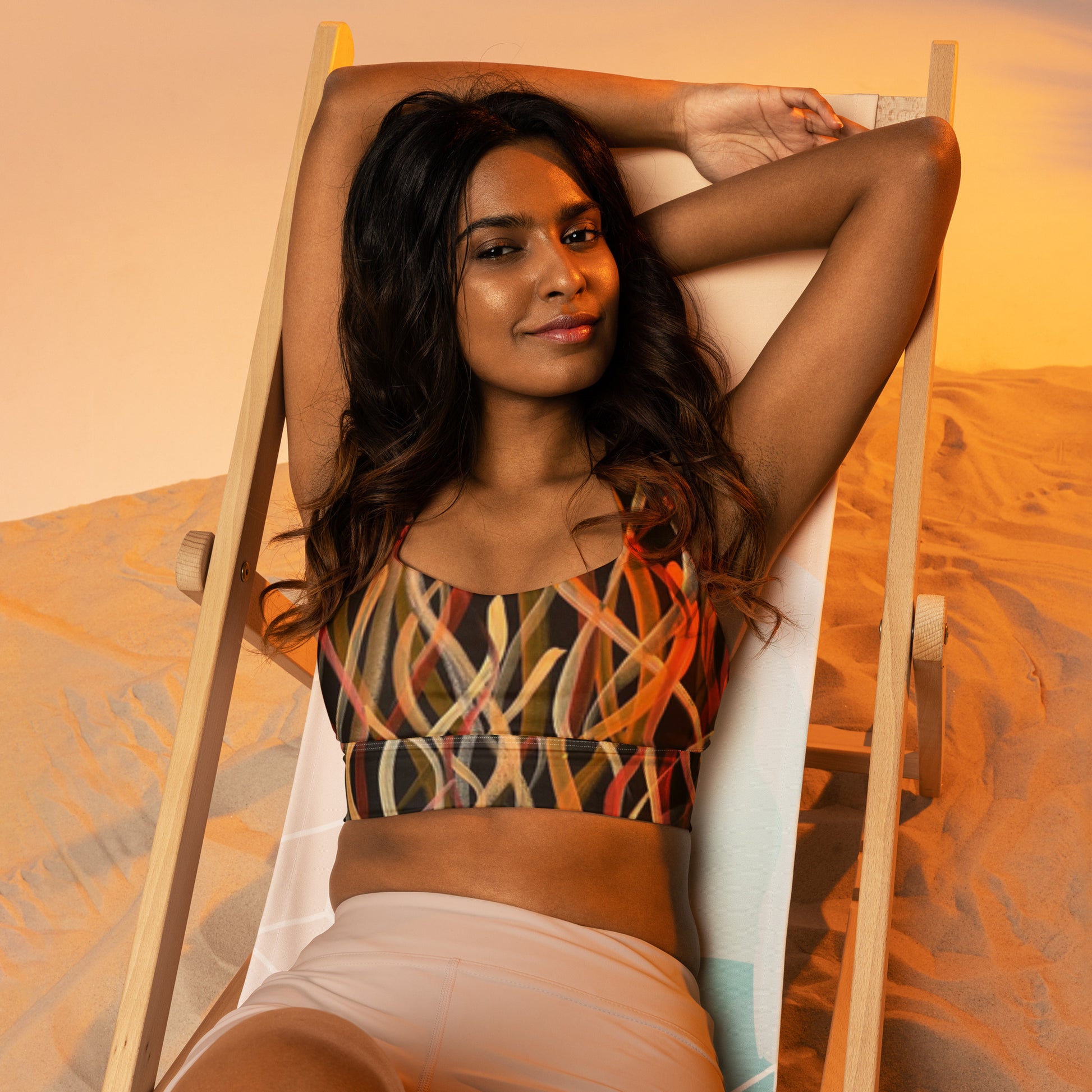 Longline Sports Bra - The Cultural Burn