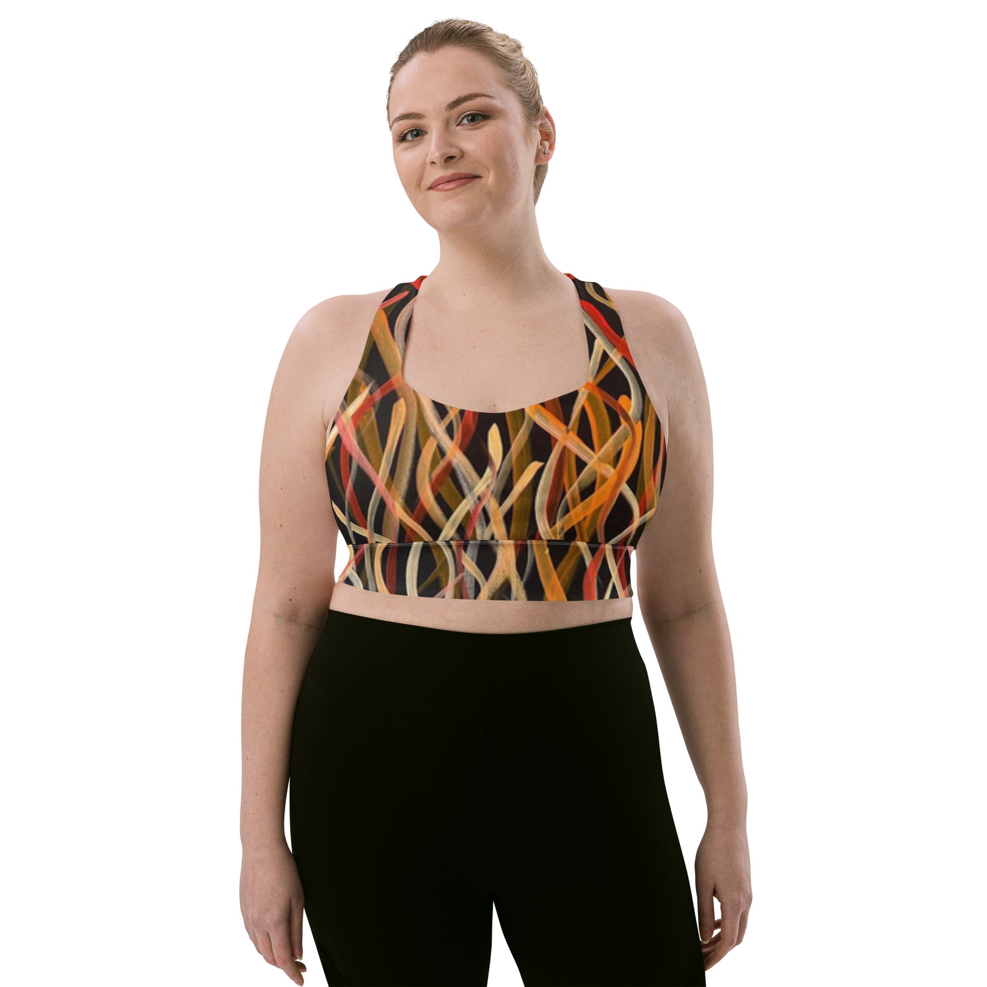 Longline Sports Bra - The Cultural Burn