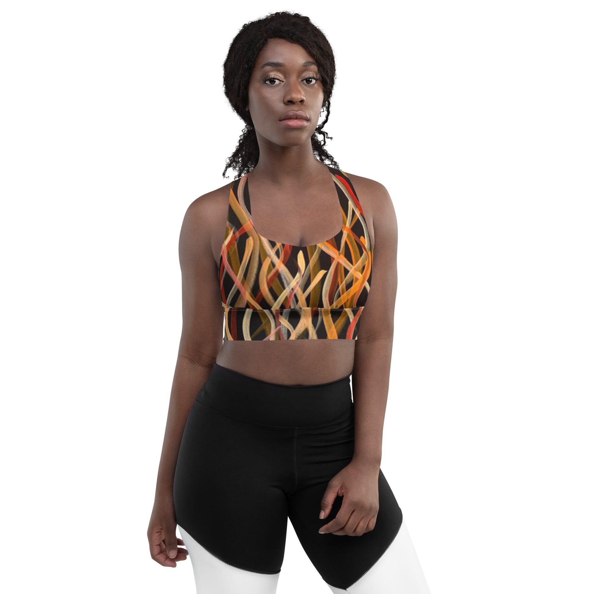 Longline Sports Bra - The Cultural Burn