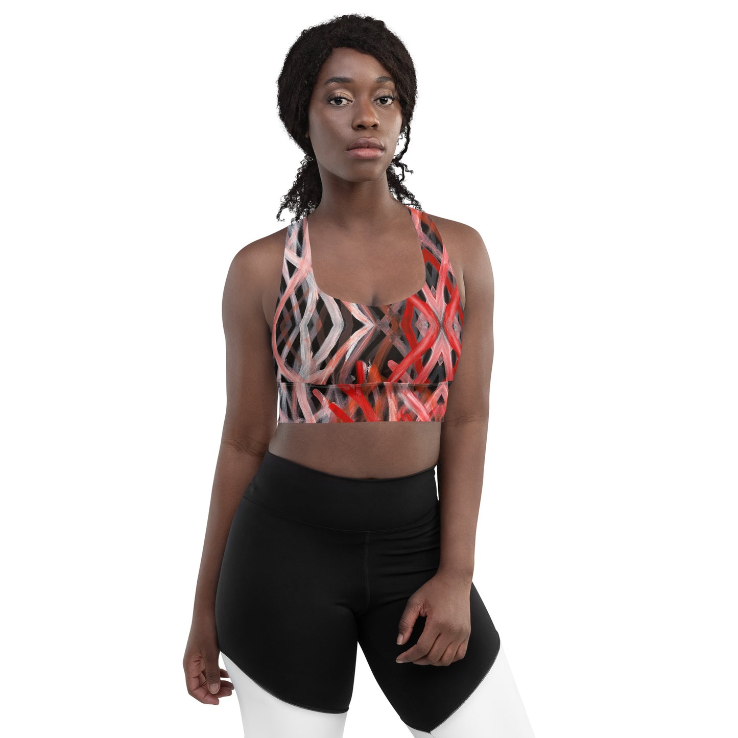 Longline sports bra